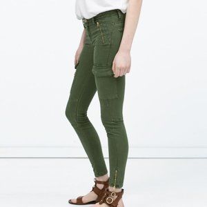 Zara Cargo Skinny Jeans